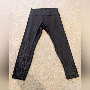 Women's Black Align Lululemon Leggings 25, size 10